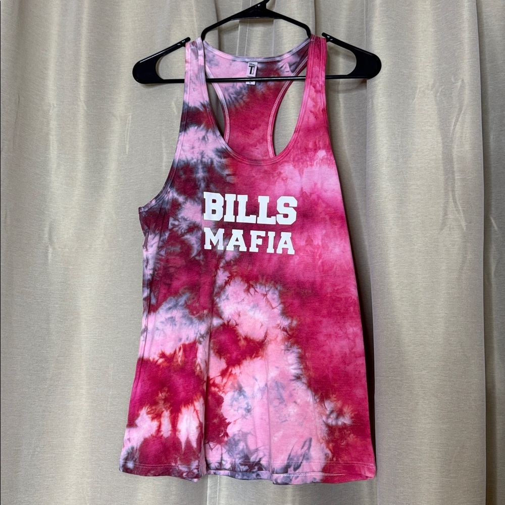 Tie-Dye Buffalo Bills Mafia Tank Top - Picture 2 of 5